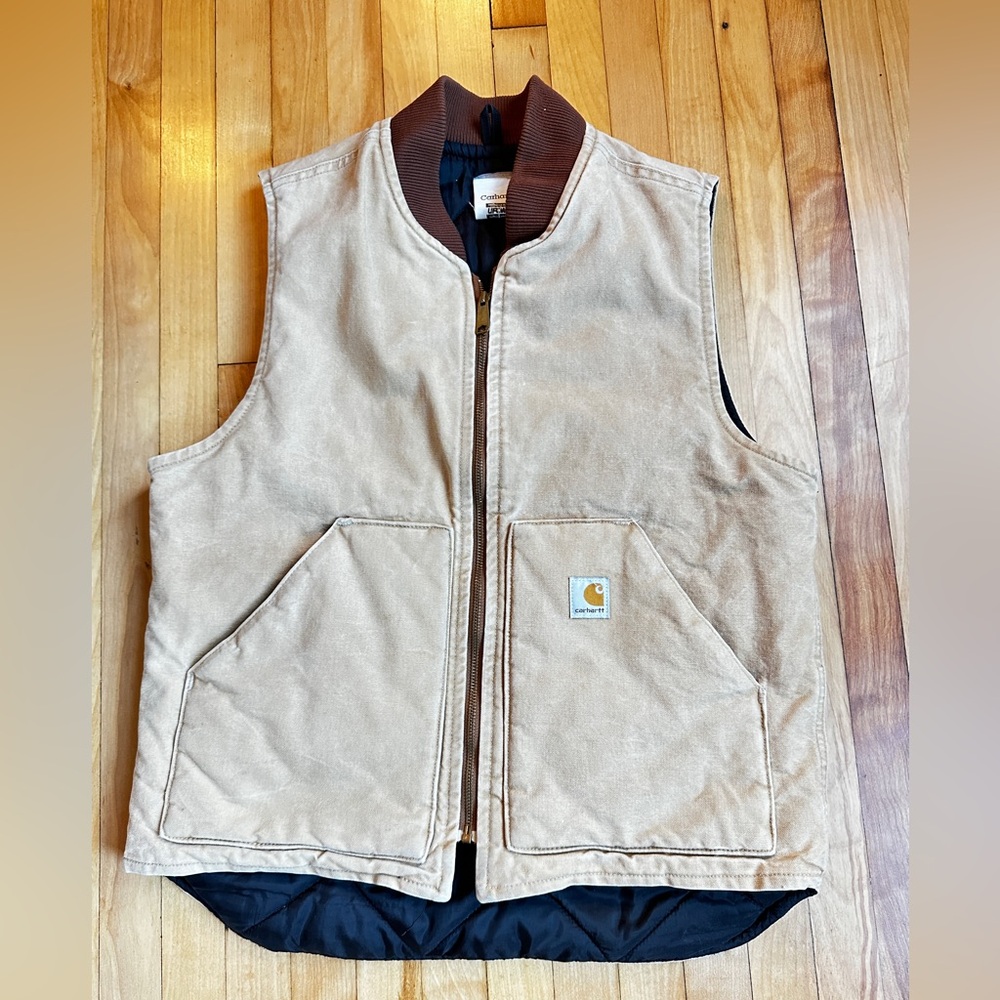Vintage Carhart Canvas Insulated Vest